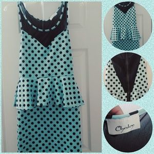 Chesley mint green polkadot 👗